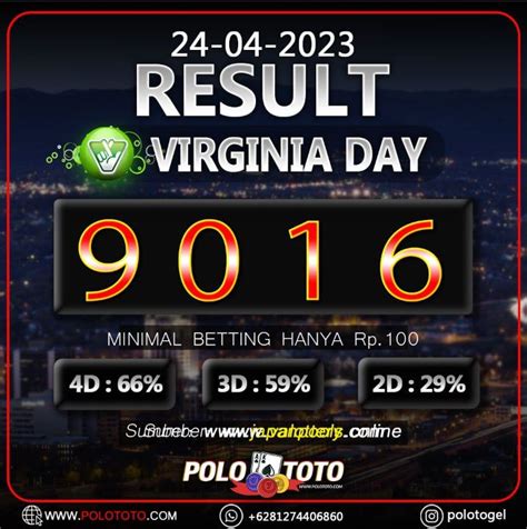 live draw 4d virginia day|DATA PENGELUARAN TOTO VIRGINIA DAY .